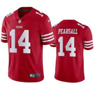 Youth San Francisco 49ers #14 Ricky Pearsall Red 2024 Draft Vapor Untouchable Limited Stitched Football Jersey