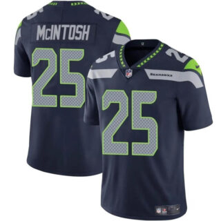 Youth Seattle Seahawks #25 Kenny McIntosh Navy Vapor Limited Stitched Football Jersey