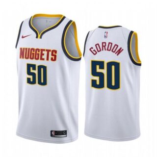 Men's Aaron Gordon Denver Nuggets Basketball Jersey White