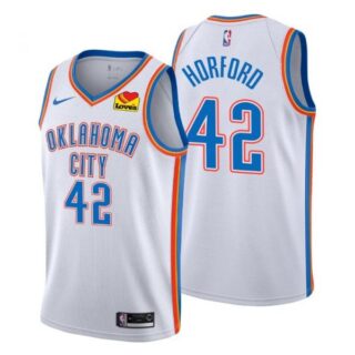 Men's Al Horford Oklahoma City Thunder Basketball Jersey White
