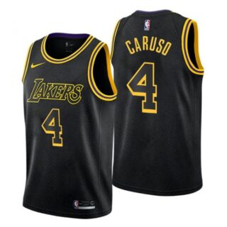 Men's Alex Caruso Los Angeles Lakers Basketball Jersey Mamba Black