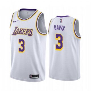 Men's Anthony Davis Los Angeles Lakers Basketball Jersey White