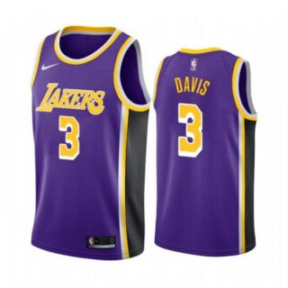 Men's Anthony Davis Los Angeles Lakers Basketball Jersey Purple