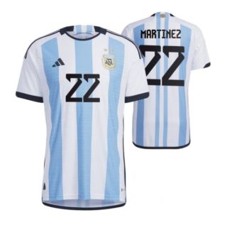 Youth Lautaro Martinez Argentina National Team White Home Soccer Jersey 2022-23