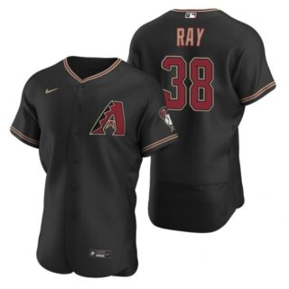Men's Robbie Ray Arizona Diamondbacks Flex Base Jersey Black