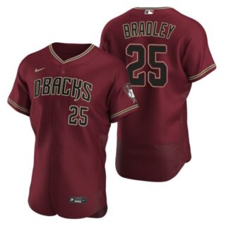 Men's Archie Bradley Arizona Diamondbacks Flex Base Jersey Crimson