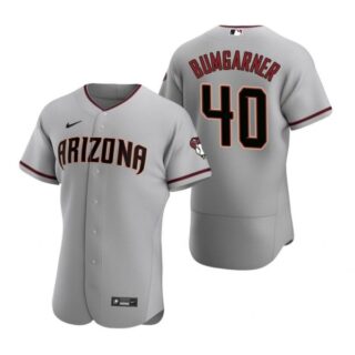 Men's Madison Bumgarner Arizona Diamondbacks Flex Base Jersey Gray