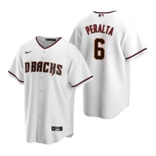 Men's David Peralta Arizona Diamondbacks Cool Base Jersey White