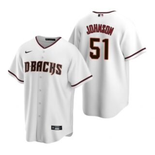 Men's Randy Johnson Arizona Diamondbacks Cool Base Jersey White