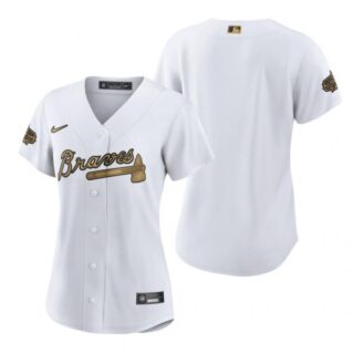 Women's Atlanta Braves 2022 MLB All-Star Game White Stitched Jersey