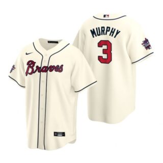 Men's Dale Murphy Atlanta Braves Cool Base All Star Jersey Cream