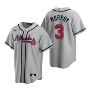 Men's Dale Murphy Atlanta Braves Cool Base Jersey Gray