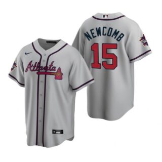Men's Sean Newcomb Atlanta Braves Cool Base All Star Jersey Gray