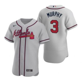Men's Dale Murphy Atlanta Braves Flex Base Jersey Gray