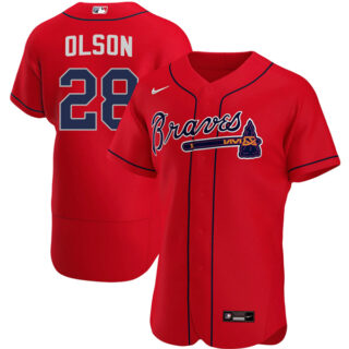 Men's Matt Olson Atlanta Braves Red Jersey - All Stitched Red