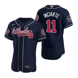 Men's Ender Inciarte Atlanta Braves Flex Base All Star Jersey Navy