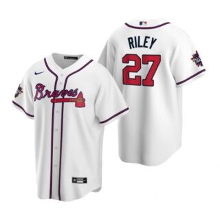 Men's Austin Riley Atlanta Braves Cool Base All Star Jersey White