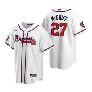 Men's Fred Mcgriff Atlanta Braves Cool Base All Star Jersey White