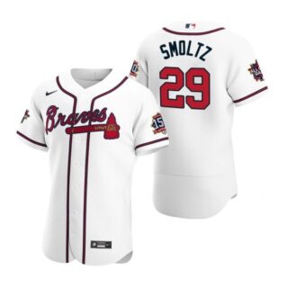 Men's John Smoltz Atlanta Braves Flex Base All Star Jersey White