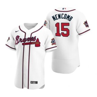 Men's Sean Newcomb Atlanta Braves Flex Base All Star Jersey White
