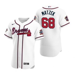Men's Tyler Matzek Atlanta Braves Flex Base All Star Jersey White