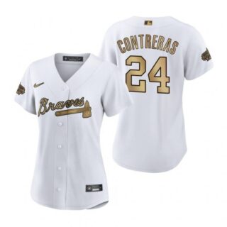 Women's William Contreras Atlanta Braves 2022 MLB All-Star Game White Stitched Jersey
