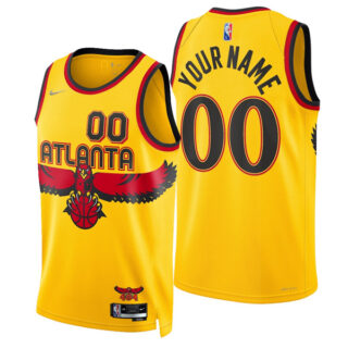 Men's Custom Atlanta Hawks 75th Anniversary Diamond Jersey