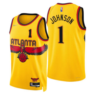 Men's Jalen Johnson Atlanta Hawks 75th Anniversary Diamond Jersey