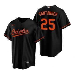 Men's Anthony Santander Baltimore Orioles Cool Base Jersey Black