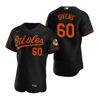 Men's Mychal Givens Baltimore Orioles Flex Base Jersey Black