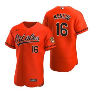 Men's Trey Mancini Baltimore Orioles Flex Base Jersey Orange