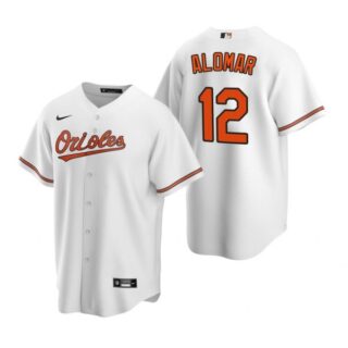 Men's Roberto Alomar Baltimore Orioles Cool Base Jersey White