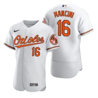 Men's Trey Mancini Baltimore Orioles Flex Base Jersey White