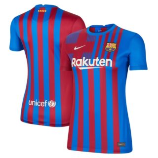 Women's Barcelona Blank Home Stadium Jersey Blue 2021/22