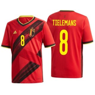 Men's Youri Tielemans Belgium National Soccer Team Red Home Jersey