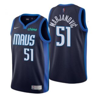 Men's Boban Marjanovic Dallas Mavericks Basketball Jersey Navy