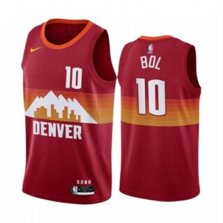 Men's Bol Bol Denver Nuggets Basketball Jersey Orange