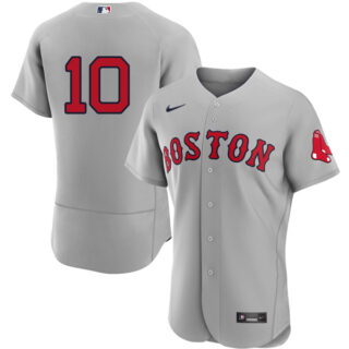Men's Boston Red Sox Trevor Story Stitched Jersey - Gray