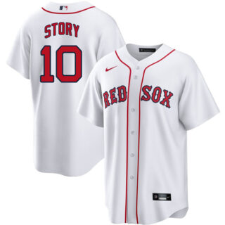 Men's Boston Red Sox Trevor Story Stitched Jersey Replica - White
