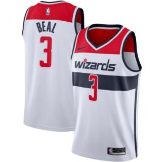 Men's Bradley Beal Washington Wizards Basketball Jersey White