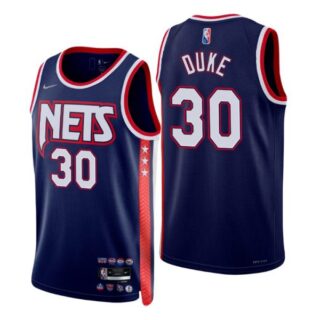 Men's David Duke Brooklyn Nets 75th Anniversary Diamond Jersey