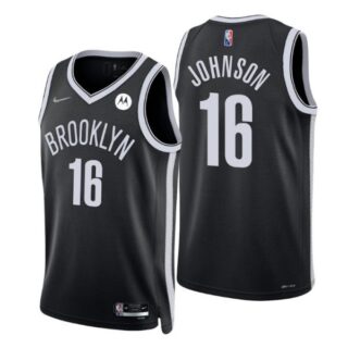 Men's James Johnson Brooklyn Nets 75th Anniversary Diamond Jersey