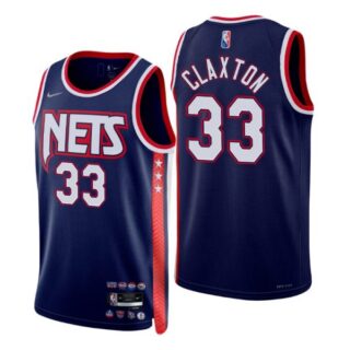 Men's Nicolas Claxton Brooklyn Nets 75th Anniversary Diamond Jersey
