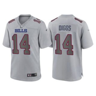 Men's Buffalo Bills Stefon Diggs Gray Atmosphere Fashion Stitched Jersey