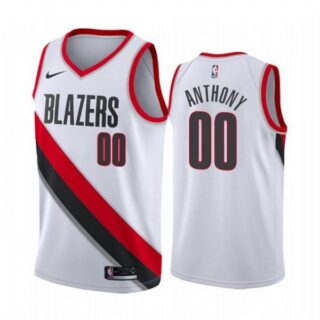 Men's Carmelo Anthony Portland Trail Blazers Basketball Jersey White