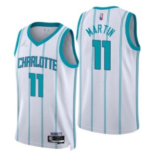 Men's Cody Martin Charlotte Hornets 75th Anniversary Diamond Jersey White Association