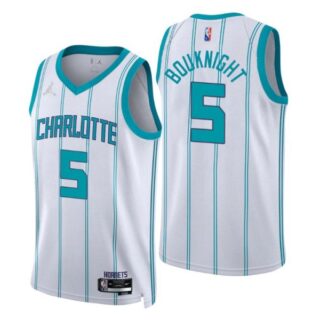 Men's James Bouknight Charlotte Hornets 75th Anniversary Diamond Jersey White Association