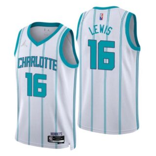 Men's Scottie Lewis Charlotte Hornets 75th Anniversary Diamond Jersey White Association