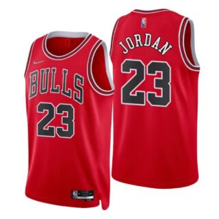 Men's #23 Michael Jordan Chicago Bulls 75th Anniversary Diamond Jersey