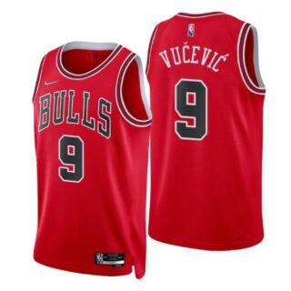 Men's #9 Nikola Vucevic Chicago Bulls 75th Anniversary Diamond Jersey